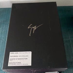 Giuseppe Zanotti calf print pointed heels